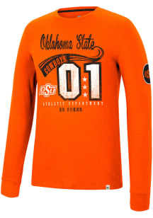 Colosseum Oklahoma State Cowboys Orange Before Electricity Long Sleeve Fashion T Shirt