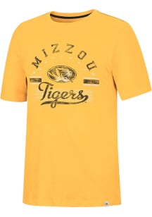 Colosseum Missouri Tigers Gold Hook It In Short Sleeve Fashion T Shirt