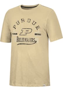 Colosseum Purdue Boilermakers Gold Hook It In Short Sleeve Fashion T Shirt