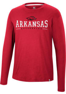 Colosseum Arkansas Razorbacks Crimson Earth First Recycled Long Sleeve T Shirt