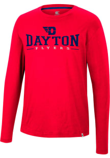 Colosseum Dayton Flyers Red Earth First Recycled Long Sleeve T Shirt
