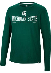 Colosseum Michigan State Spartans Green Earth First Recycled Long Sleeve T Shirt