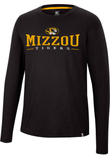 Colosseum Missouri Tigers Black Earth First Recycled Long Sleeve T Shirt