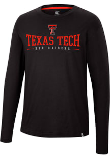 Colosseum Texas Tech Red Raiders Black Earth First Recycled Long Sleeve T Shirt