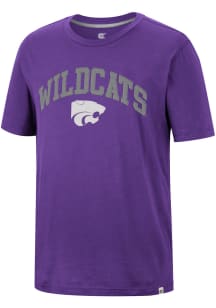 Colosseum K-State Wildcats Purple Earth First Recycled Short Sleeve Fashion T Shirt