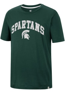 Colosseum Michigan State Spartans Green Earth First Recycled Short Sleeve Fashion T Shirt