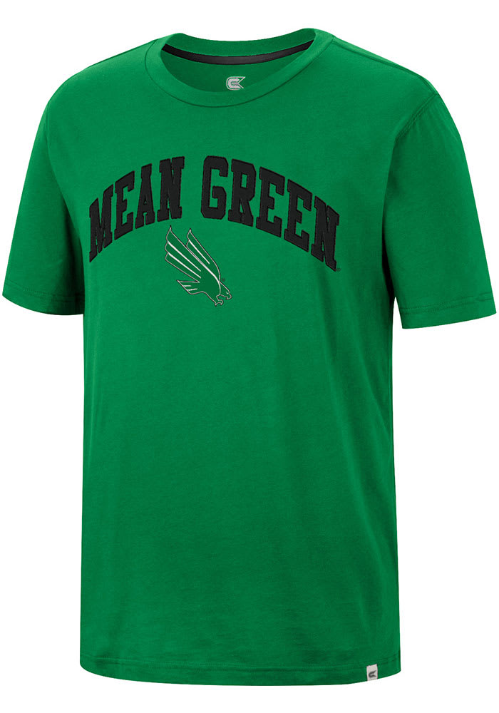 Colosseum North Texas Mean Green Green Earth First Recycled Short Sleeve Fashion T Shirt