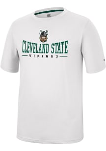 Colosseum Cleveland State Vikings White McFiddish Short Sleeve T Shirt