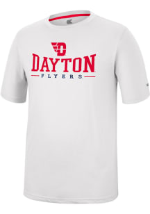 Colosseum Dayton Flyers White McFiddish Short Sleeve T Shirt
