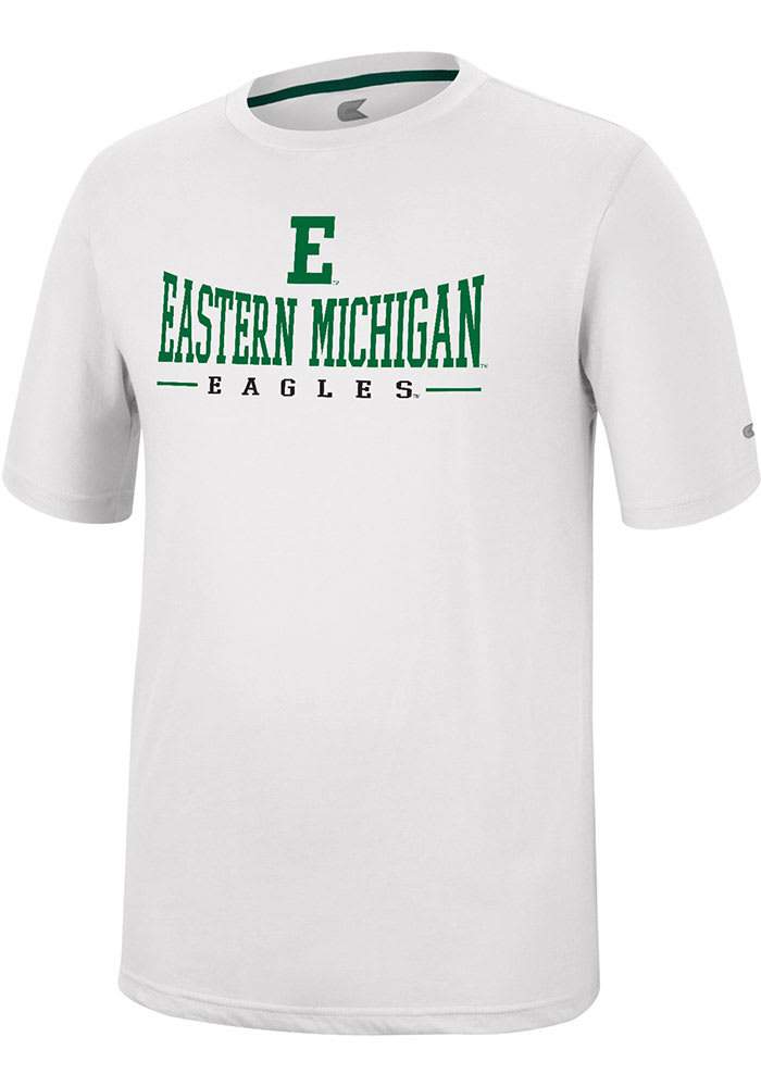 Colosseum Eastern Michigan Eagles White McFiddish Short Sleeve T Shirt