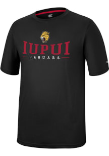 Colosseum IUPUI Jaguars Black McFiddish Short Sleeve T Shirt