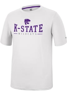Colosseum K-State Wildcats White McFiddish Short Sleeve T Shirt