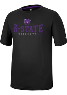Colosseum K-State Wildcats Black McFiddish Short Sleeve T Shirt