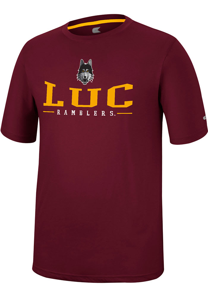 Colosseum Loyola Ramblers Maroon McFiddish Short Sleeve T Shirt