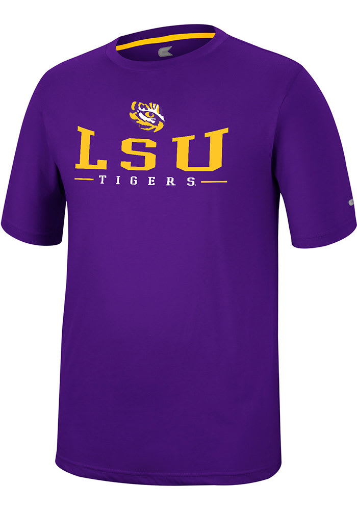 Colosseum LSU Tigers Purple McFiddish Short Sleeve T Shirt