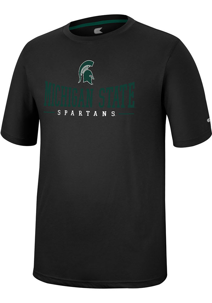 Colosseum Michigan State Spartans Black McFiddish Short Sleeve T Shirt