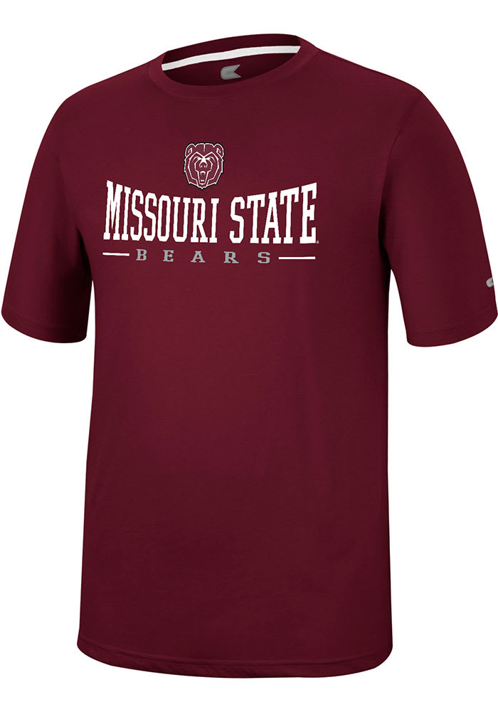 Colosseum Missouri State Bears Maroon McFiddish Short Sleeve T Shirt