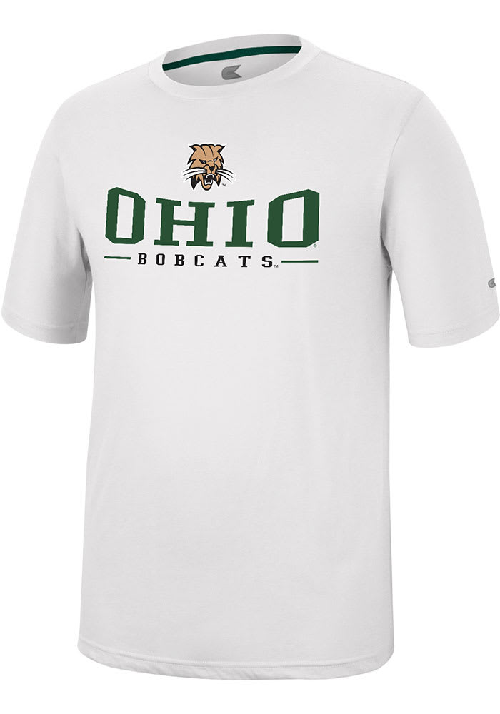 Colosseum Ohio Bobcats White McFiddish Short Sleeve T Shirt