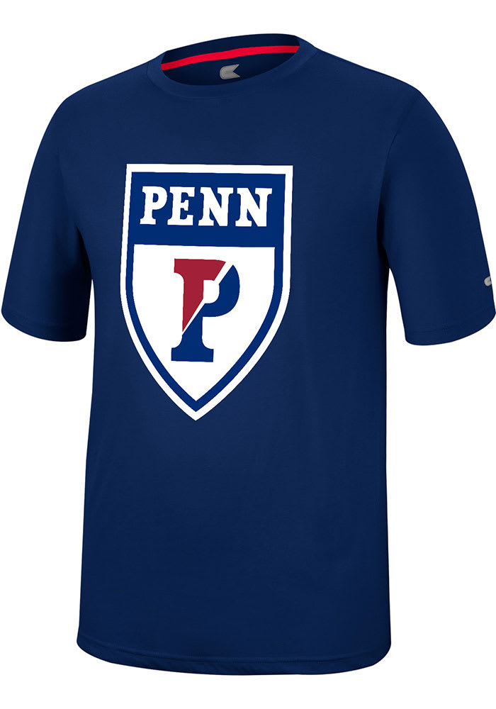 Colosseum Pennsylvania Quakers Navy Blue McFiddish Short Sleeve T Shirt