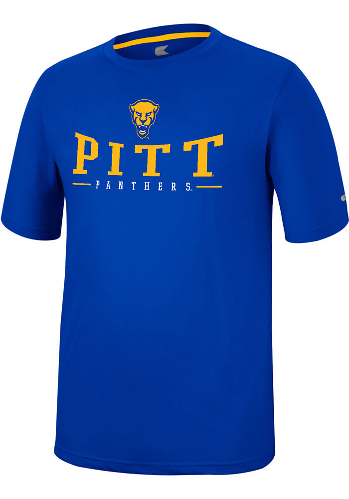 Colosseum Pitt Panthers Blue McFiddish Short Sleeve T Shirt