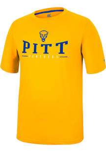 Colosseum Pitt Panthers Gold McFiddish Short Sleeve T Shirt