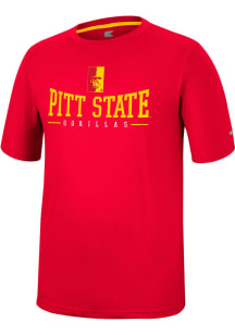Colosseum Pitt State Gorillas Red McFiddish Short Sleeve T Shirt