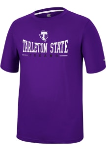 Colosseum Tarleton State Texans Purple McFiddish Short Sleeve T Shirt