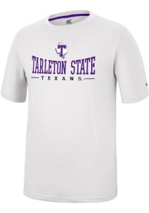 Colosseum Tarleton State Texans White McFiddish Short Sleeve T Shirt