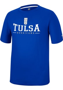 Colosseum Tulsa Golden Hurricane Blue McFiddish Short Sleeve T Shirt
