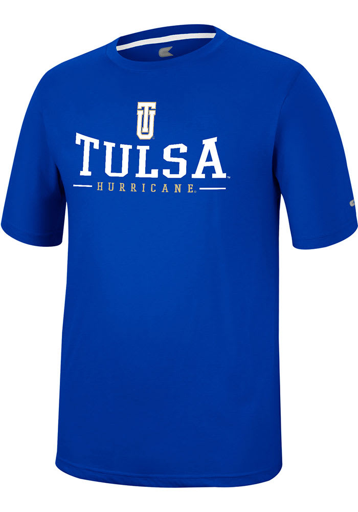 Colosseum Tulsa Golden Hurricanes Blue McFiddish Short Sleeve T Shirt