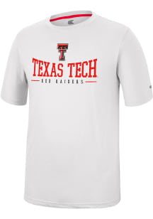 Colosseum Texas Tech Red Raiders White McFiddish Short Sleeve T Shirt