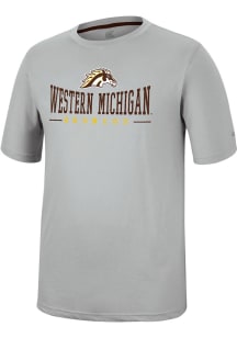 Colosseum Western Michigan Broncos Grey McFiddish Short Sleeve T Shirt