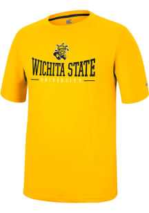 Colosseum Wichita State Shockers Gold McFiddish Short Sleeve T Shirt
