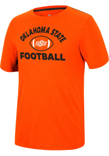 Colosseum Oklahoma State Cowboys Orange Motormouth Football Short Sleeve T Shirt