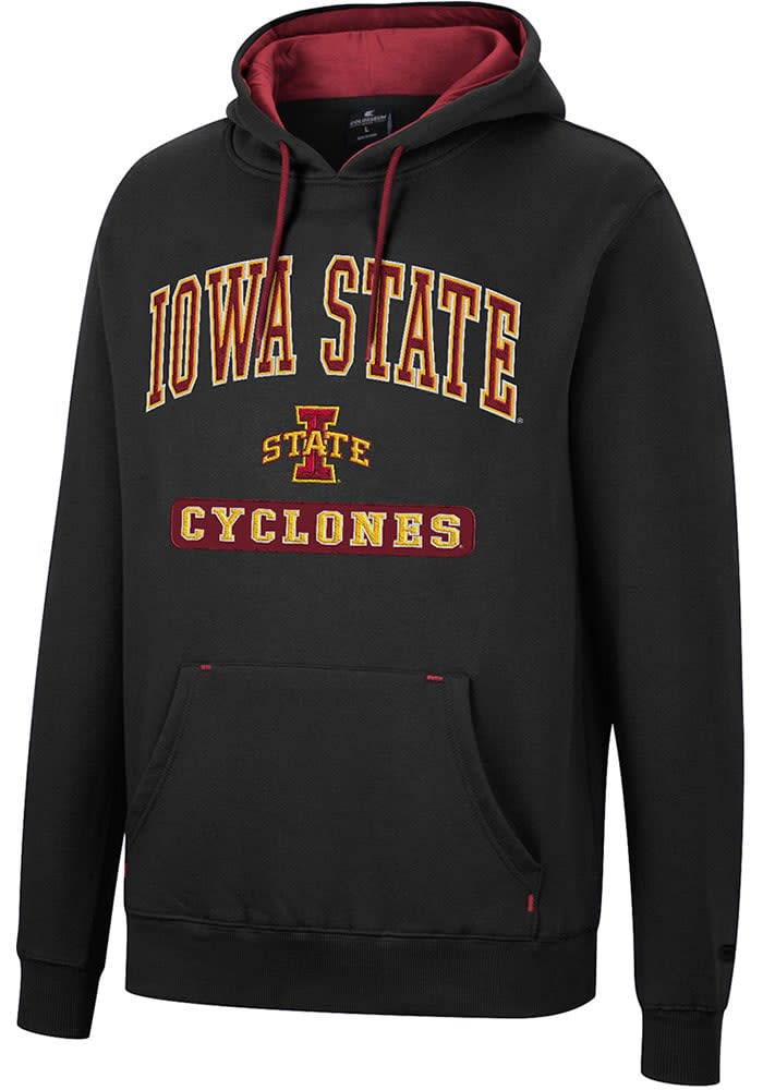 Colosseum Iowa State Cyclones Mens Scholarship Fleece Hoodie Black