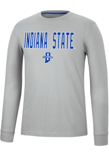 Colosseum Indiana State Sycamores Grey Spackler Long Sleeve T Shirt