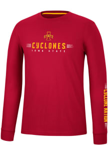 Colosseum Iowa State Cyclones Cardinal Spackler Long Sleeve T Shirt