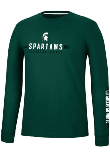 Mens Michigan State Spartans Green Colosseum Spackler Tee