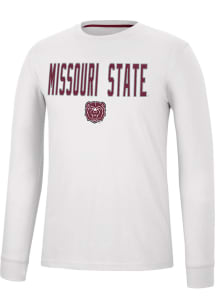 Colosseum Missouri State Bears White Spackler Long Sleeve T Shirt