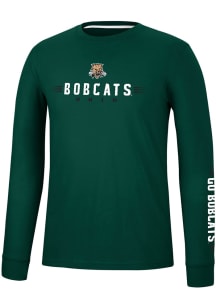 Colosseum Ohio Bobcats Green Spackler Long Sleeve T Shirt