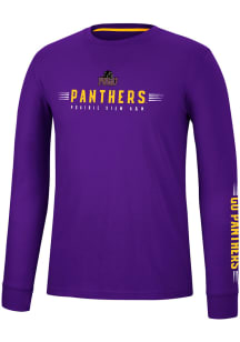 Colosseum Prairie View A&amp;M Panthers Purple Spackler Long Sleeve T Shirt