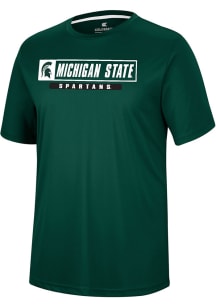 Colosseum Michigan State Spartans Green TY Short Sleeve T Shirt