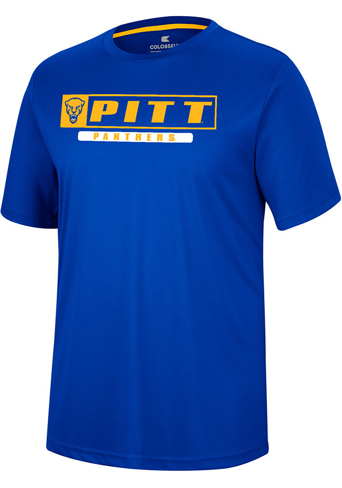 Colosseum Pitt Panthers Blue TY Short Sleeve T Shirt