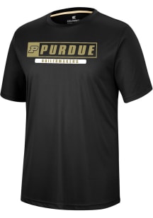 Colosseum Purdue Boilermakers Black TY Short Sleeve T Shirt