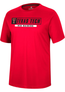 Colosseum Texas Tech Red Raiders Red TY Short Sleeve T Shirt
