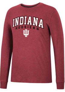 Colosseum Indiana Hoosiers Crimson Webb Long Sleeve T Shirt