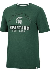 Colosseum Michigan State Spartans Green Zen Philospher Short Sleeve T Shirt