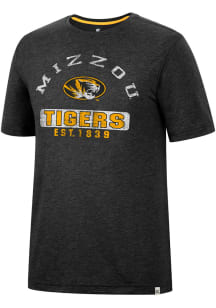 Colosseum Missouri Tigers Black Zen Philospher Short Sleeve T Shirt