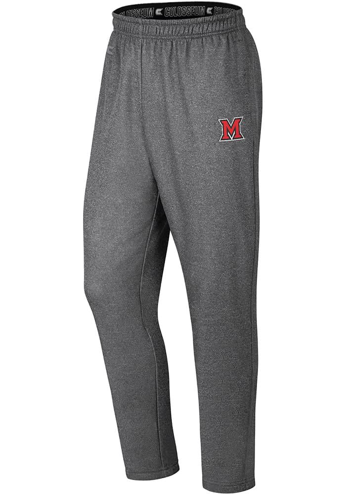 Colosseum Miami RedHawks Mens Charcoal Travis Pants