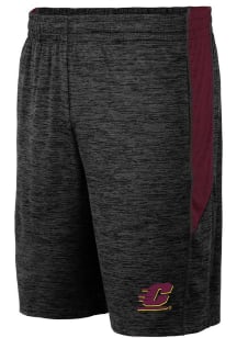 Colosseum Central Michigan Chippewas Mens Black Curry Shorts